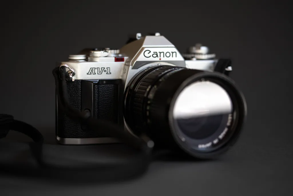 Canon AV-1 front view