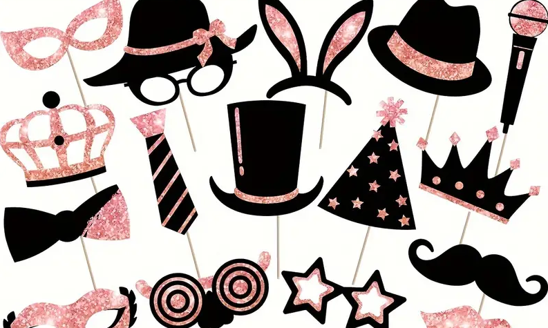 roosad foto rekvisiidid